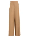Max Mara Judy Wool And Cashmere-blend Wide-leg Pants In Brown