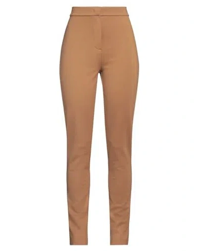 MAX MARA MAX MARA LEISURE WOMAN PANTS CAMEL SIZE M VISCOSE, POLYAMIDE, ELASTANE