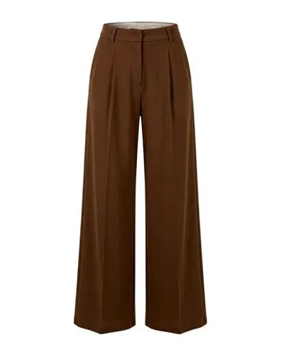 Max Mara Woman Pants Camel Size Xs Wool In Beige