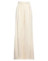 Max Mara Pants Woman Ivory In White