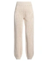 Max Mara Woman Pants Cream Size Xs Cotton In White