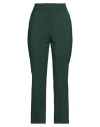 Max Mara Woman Pants Dark Green Size 4 Virgin Wool, Elastane