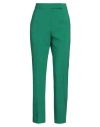 Max Mara Woman Pants Green Size 2 Virgin Wool, Elastane