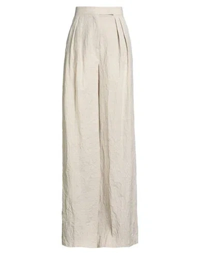 Max Mara Woman Pants Grey Size 10 Virgin Wool In Gray