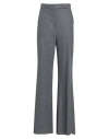 Max Mara Pleat Detailed Straight Leg Trousers In Grey