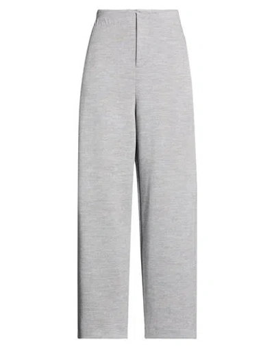 Max Mara Woman Pants Grey Size S Wool, Cotton, Polyester In Multi