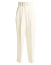Max Mara Woman Pants Ivory Size 10 Virgin Wool In Neutral