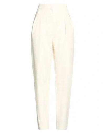 Max Mara Woman Pants Ivory Size 2 Cotton In White