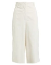 Max Mara Woman Pants Ivory Size 6 Cotton, Elastane In White