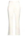 Max Mara Woman Pants Ivory Size 6 Polyester, Elastane In White