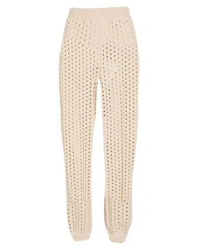 Max Mara Woman Pants Ivory Size L Cotton In Neutral