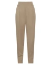 MAX MARA MAX MARA WOMAN PANTS KHAKI SIZE 8 VIRGIN WOOL, MOHAIR WOOL