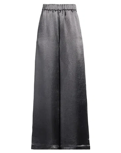 Max Mara Gray Acanto Trousers In 060 Dark Grey