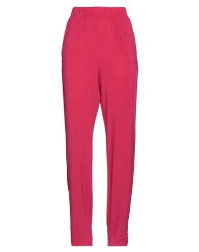 Max Mara Woman Pants Magenta Size L Viscose, Elastane