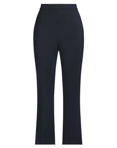 Max Mara Woman Pants Midnight Blue Size 10 Virgin Wool, Elastane