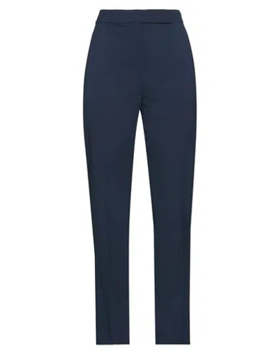 Max Mara Studio Deserto Straight-leg Trousers In Blue
