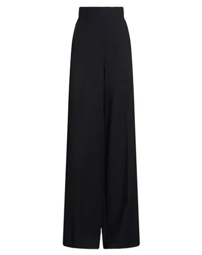 Max Mara Woman Pants Midnight Blue Size 8 Virgin Wool, Polyamide, Elastane In Black