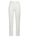 Max Mara Pianoforte Triacetate White Trousers In White