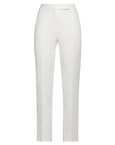 MAX MARA MAX MARA WOMAN PANTS OFF WHITE SIZE 10 TRIACETATE, POLYESTER