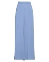 Max Mara Woman Pants Pastel Blue Size 6 Silk