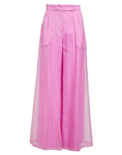 MAX MARA MAX MARA WOMAN PANTS PINK SIZE 10 SILK