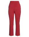 Max Mara Woman Pants Red Size 8 Virgin Wool, Elastane