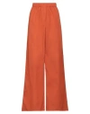 Max Mara Leisure Brina Linen-blend Gauze Wide-leg Pants In Red