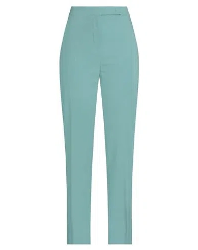 Max Mara Woman Pants Sage Green Size 12 Virgin Wool, Mohair Wool, Elastane