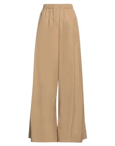 MAX MARA MAX MARA WOMAN PANTS SAND SIZE 6 COTTON
