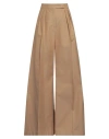 Max Mara Fagus High-rise Wool Wide-leg Pants In Beige