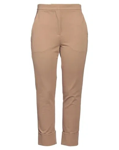 Max Mara Woman Pants Sand Size 12 Viscose, Polyamide, Elastane