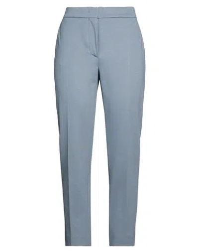Max Mara Woman Pants Slate Blue Size 10 Viscose, Polyamide, Elastane