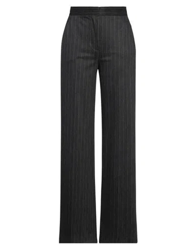 Max Mara Baba Wool Wide-leg Trousers In Black