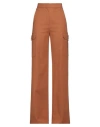 Max Mara Edda Logo-embroidered Trousers In Brown