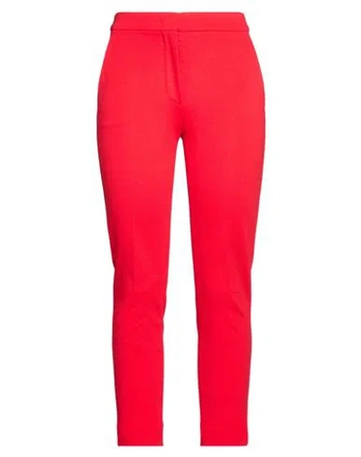 Max Mara Woman Pants Tomato Red Size 2 Viscose, Polyamide, Elastane