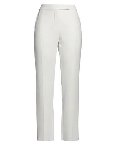 Max Mara Woman Pants White Size 10 Triacetate, Polyester