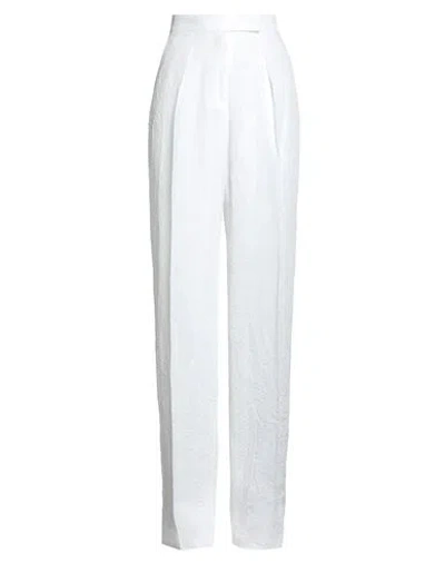 Max Mara Woman Pants White Size 12 Acetate