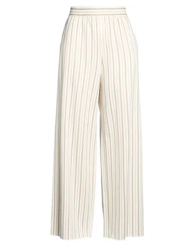 Max Mara Woman Pants White Size 2 Cotton, Linen