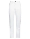 Max Mara David Stretch Cotton Ankle Pants In White