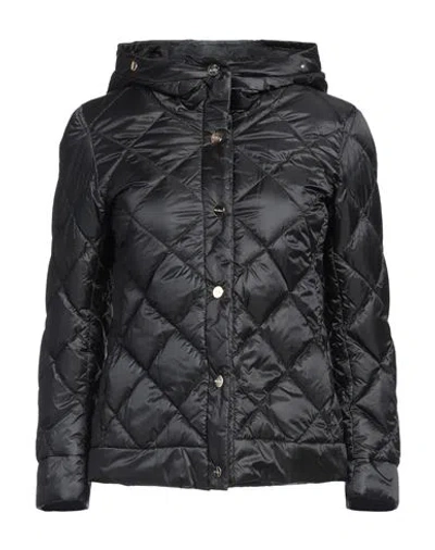 Max Mara Woman Puffer Black Size 14 Polyamide In Black