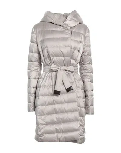 Max Mara Woman Puffer Light Grey Size 6 Polyamide, Polyester In Grey