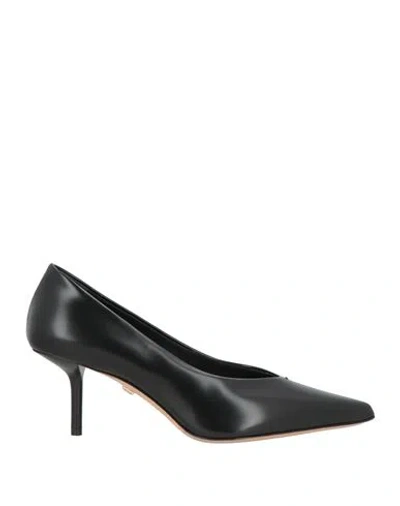 Max Mara Woman Pumps Black Size 8 Leather