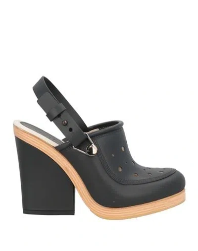 Max Mara Woman Pumps Black Size 8 Leather