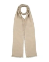 Max Mara Woman Scarf Beige Size - Silk, Cotton In Sand