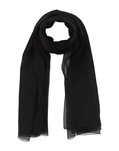 Max Mara Woman Scarf Black Size - Silk In Black