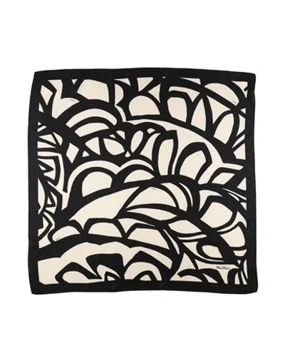 Max Mara Woman Scarf Black Size - Silk In Black