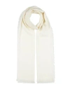 Max Mara Woman Scarf Ivory Size - Virgin Wool In White