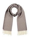 Max Mara Woman Scarf Light Brown Size - Wool In Beige