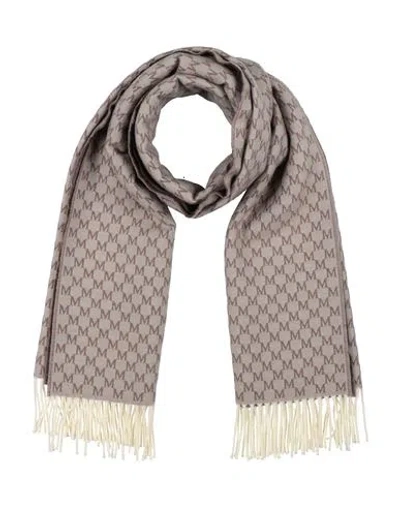 Max Mara Woman Scarf Light Brown Size - Wool In Beige