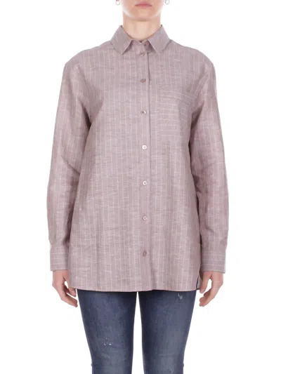Max Mara Woman Shirt 2616111018600 004 Mml Ululo Gessalo In Purple